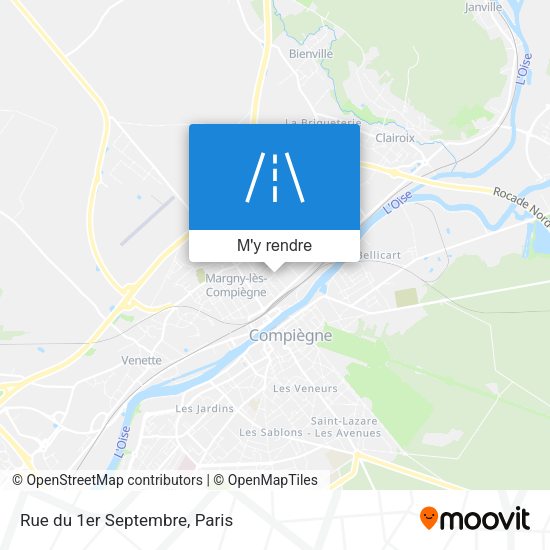 Rue du 1er Septembre plan