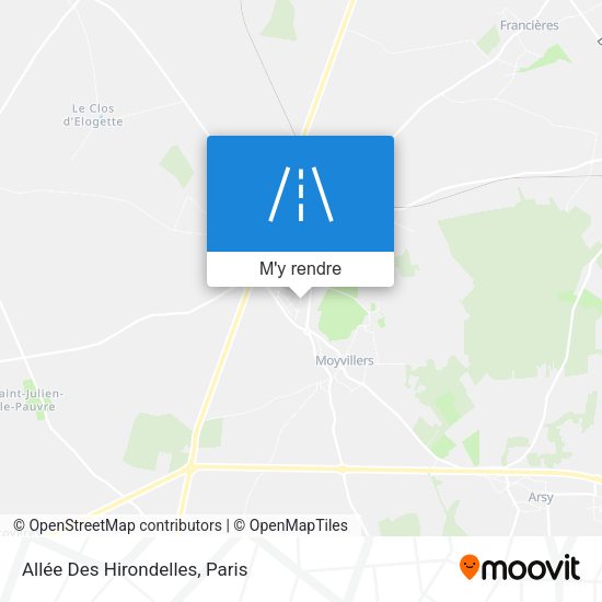 Allée Des Hirondelles plan