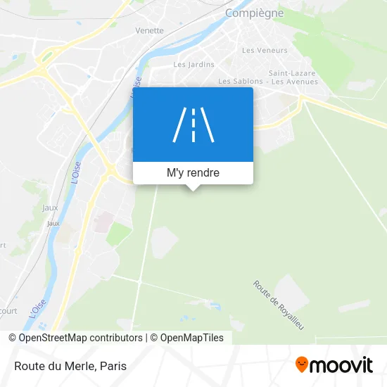Route du Merle plan