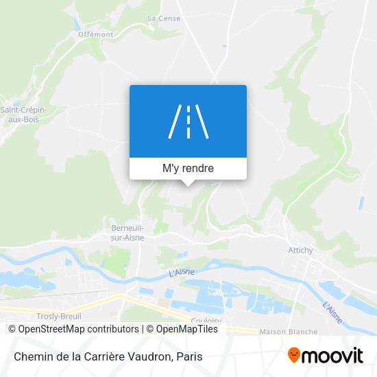 Chemin de la Carrière Vaudron plan
