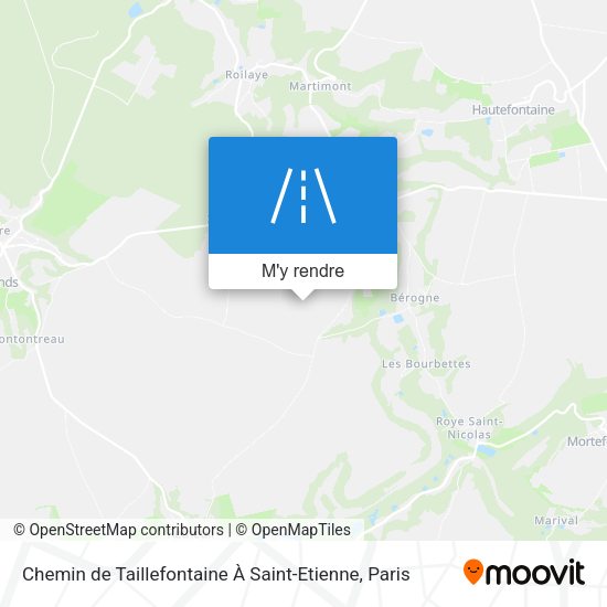 Chemin de Taillefontaine À Saint-Etienne plan