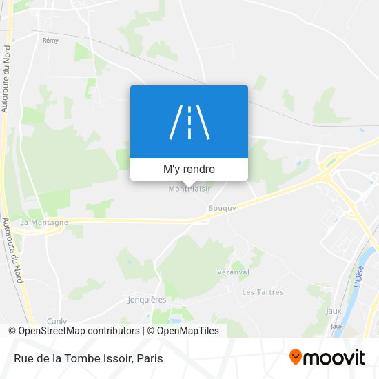 Rue de la Tombe Issoir plan