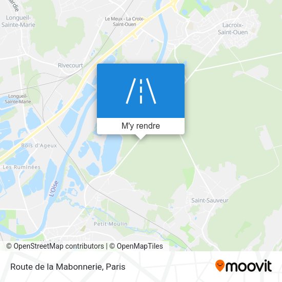 Route de la Mabonnerie plan