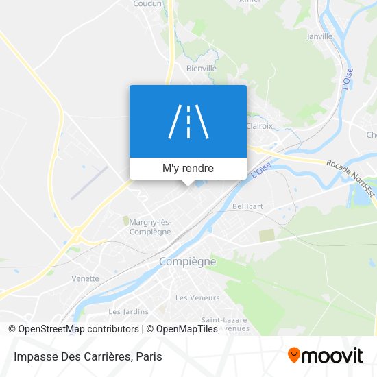 Impasse Des Carrières plan