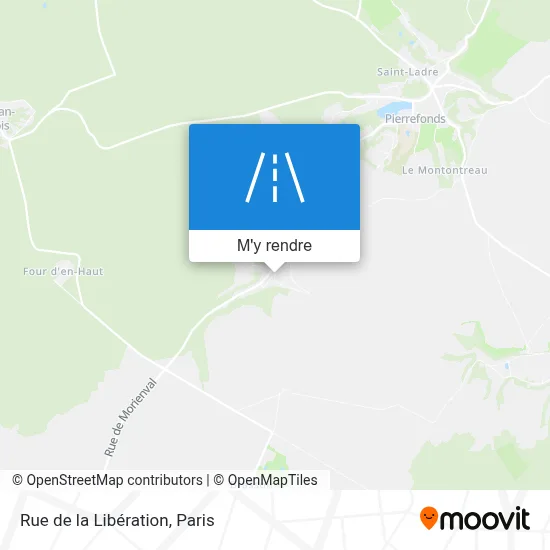 Rue de la Libération plan