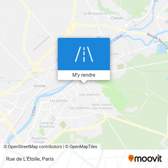 Rue de L'Étoile plan