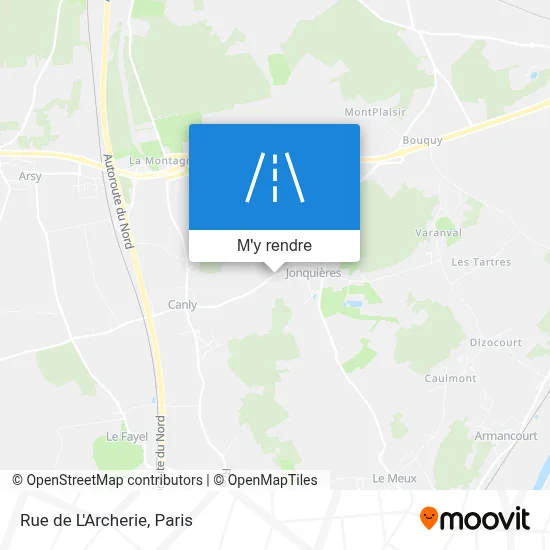 Rue de L'Archerie plan