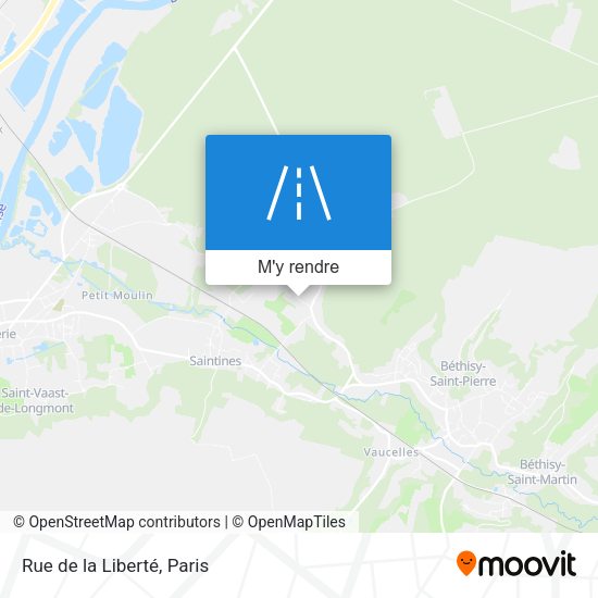 Rue de la Liberté plan