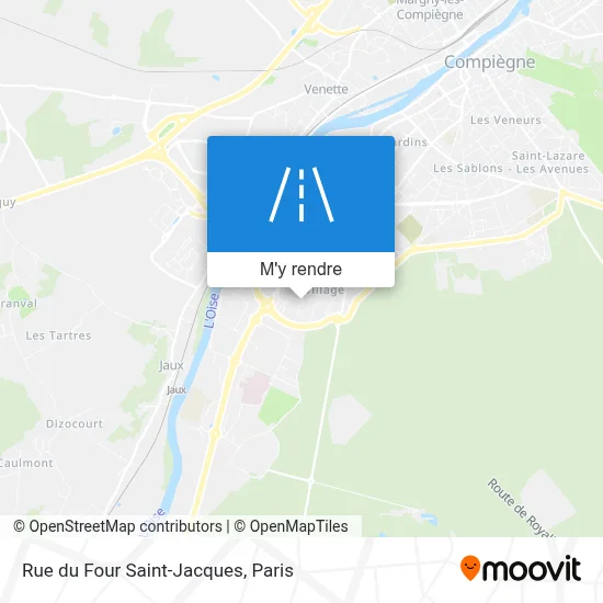 Rue du Four Saint-Jacques plan