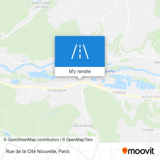 Rue de la Cité Nouvelle plan