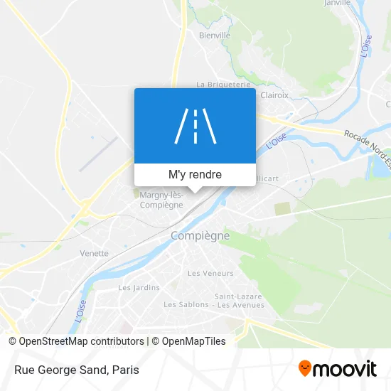 Rue George Sand plan