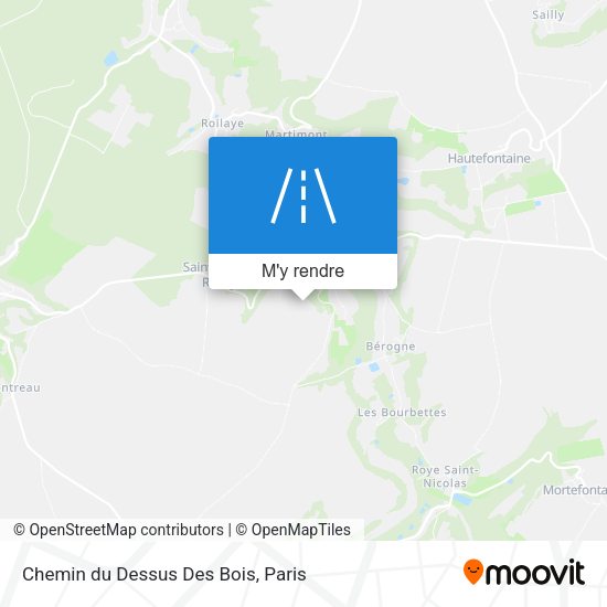 Chemin du Dessus Des Bois plan