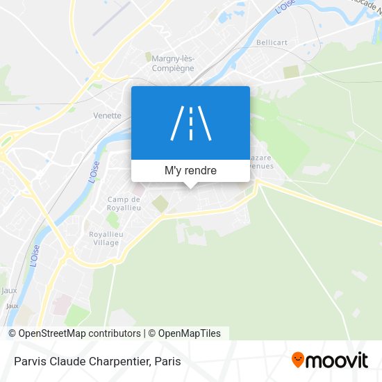 Parvis Claude Charpentier plan