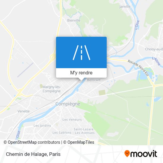 Chemin de Halage plan