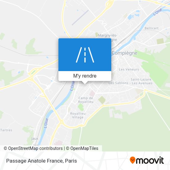 Passage Anatole France plan