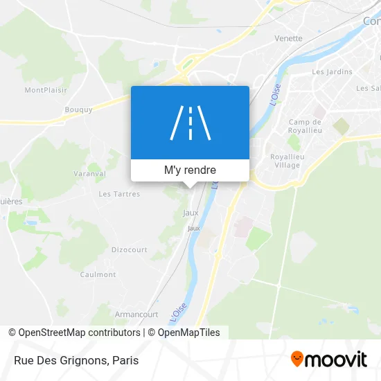 Rue Des Grignons plan