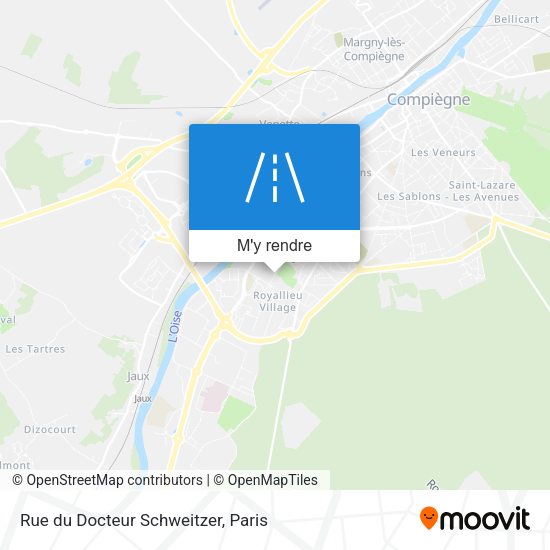 Rue du Docteur Schweitzer plan