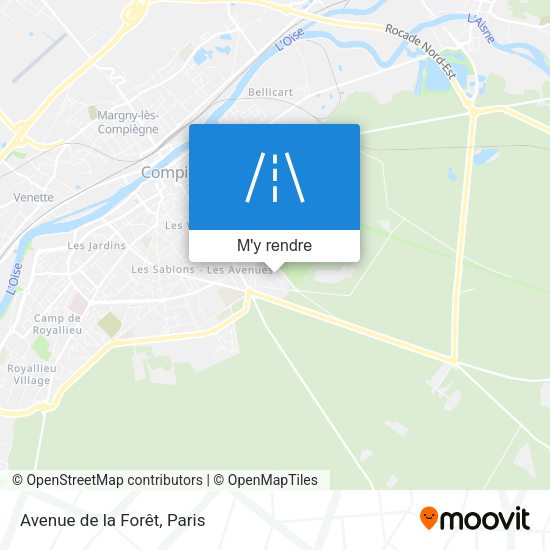 Avenue de la Forêt plan