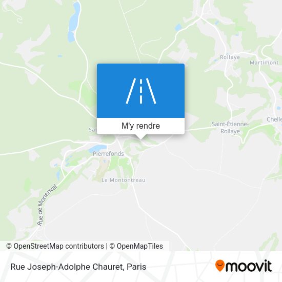 Rue Joseph-Adolphe Chauret plan