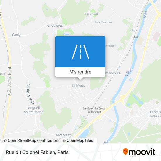 Rue du Colonel Fabien plan