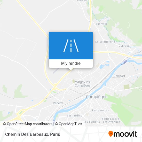 Chemin Des Barbeaux plan