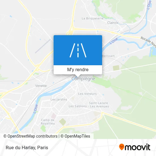 Rue du Harlay plan