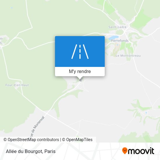 Allée du Bourgot plan