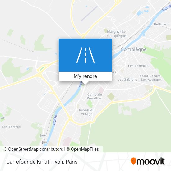 Carrefour de Kiriat Tivon plan