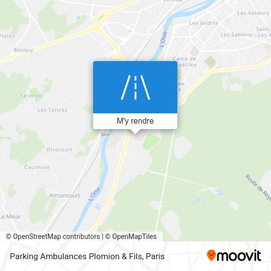 Parking Ambulances Plomion & Fils plan
