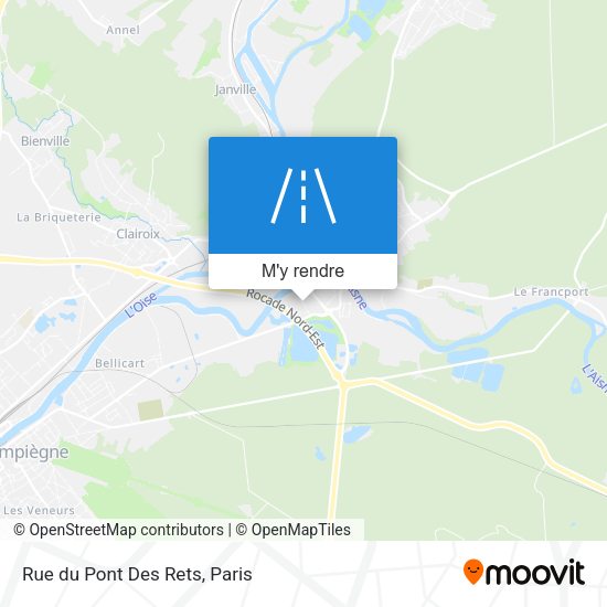 Rue du Pont Des Rets plan