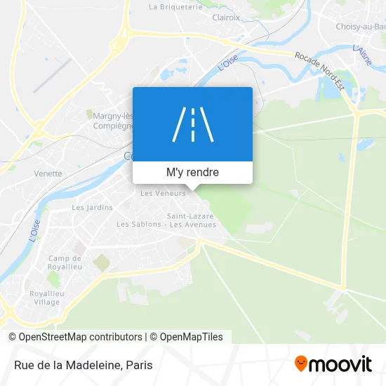 Rue de la Madeleine plan