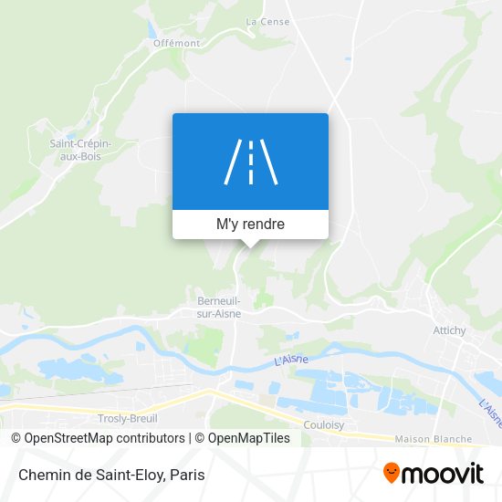 Chemin de Saint-Eloy plan