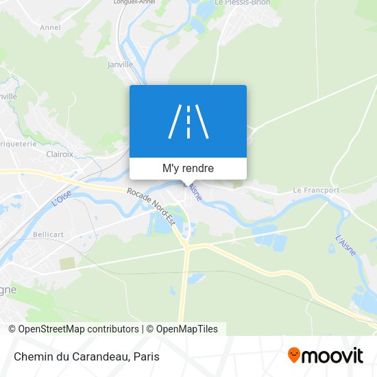 Chemin du Carandeau plan