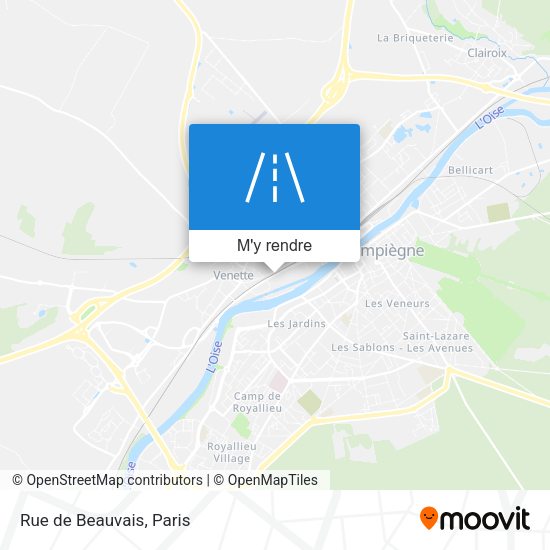 Rue de Beauvais plan