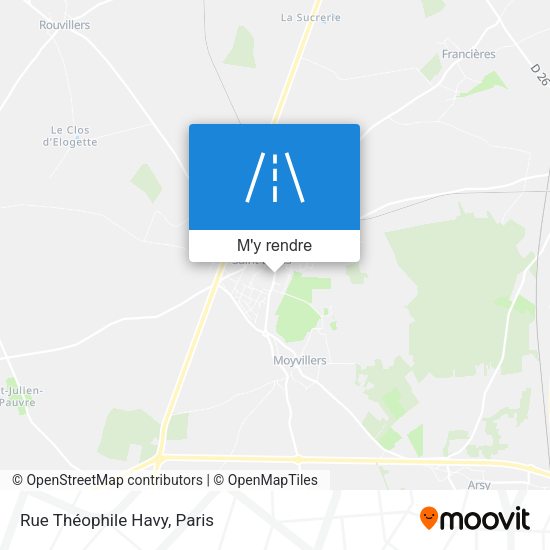 Rue Théophile Havy plan