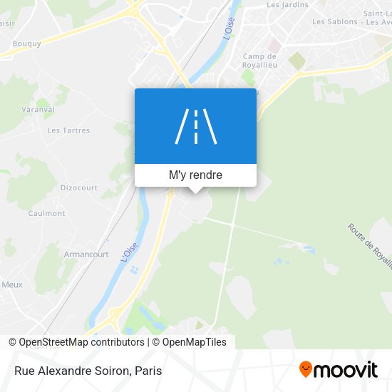 Rue Alexandre Soiron plan