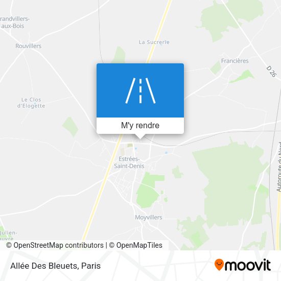 Allée Des Bleuets plan
