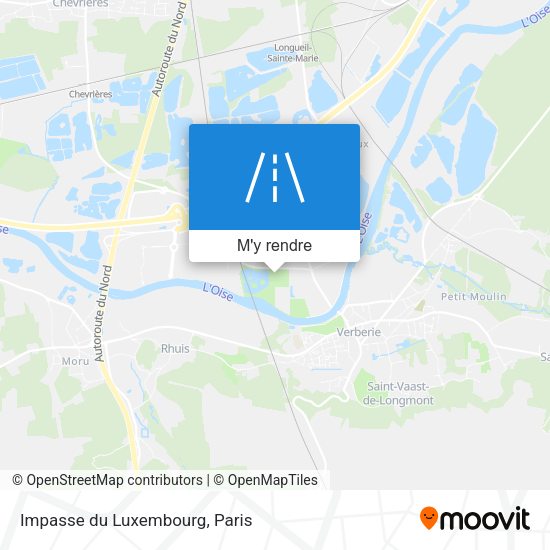 Impasse du Luxembourg plan