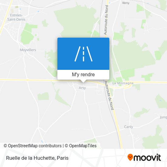 Ruelle de la Huchette plan