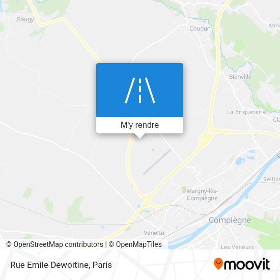 Rue Emile Dewoitine plan