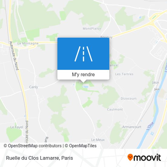 Ruelle du Clos Lamarre plan