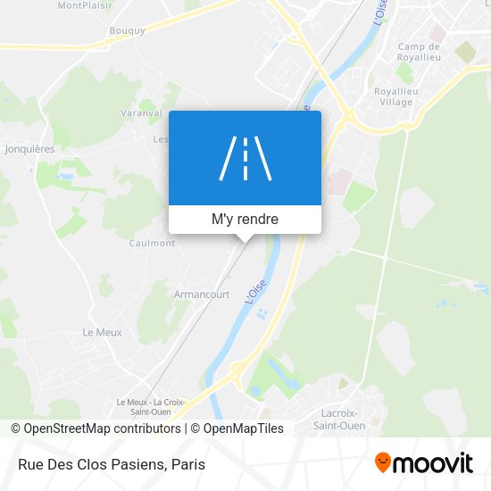 Rue Des Clos Pasiens plan