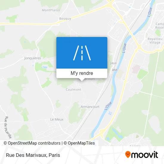 Rue Des Marivaux plan