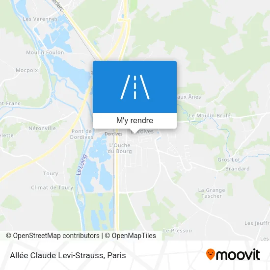 Allée Claude Levi-Strauss plan