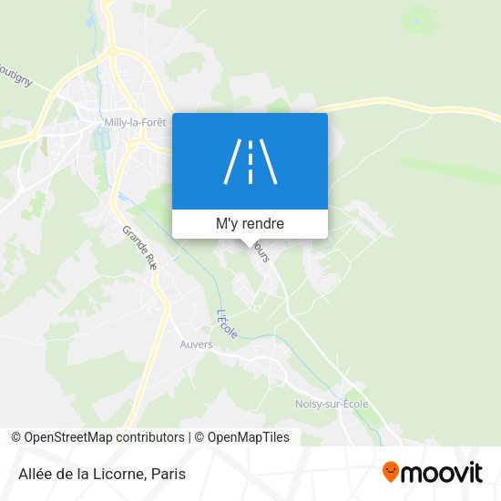 Allée de la Licorne plan