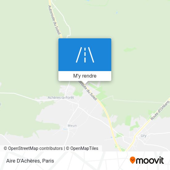 Aire D'Achères plan