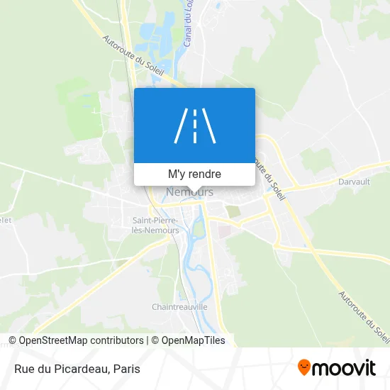 Rue du Picardeau plan