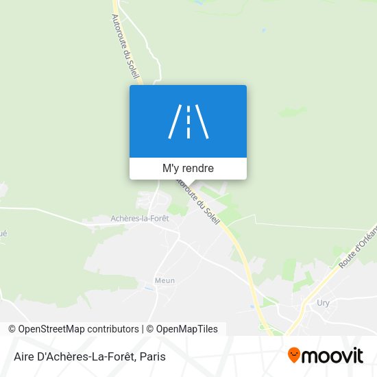 Aire D'Achères-La-Forêt plan