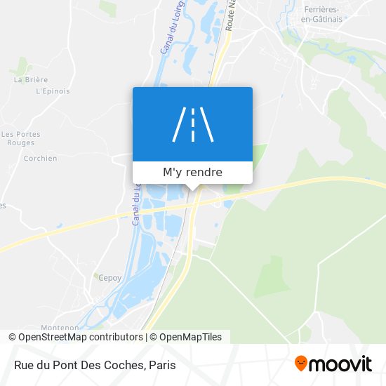 Rue du Pont Des Coches plan