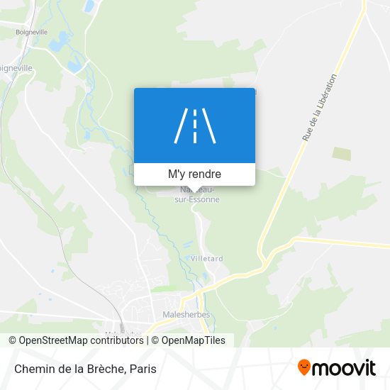 Chemin de la Brèche plan